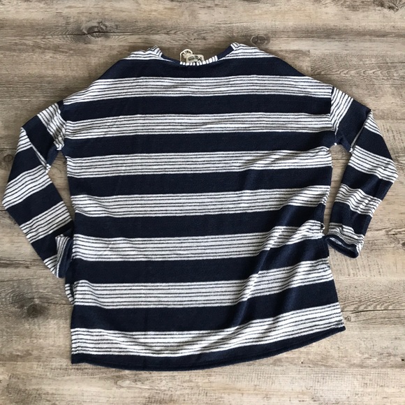 BNWT Show Me Your Mumu navy striped Sweater Sz M - Picture 3 of 3